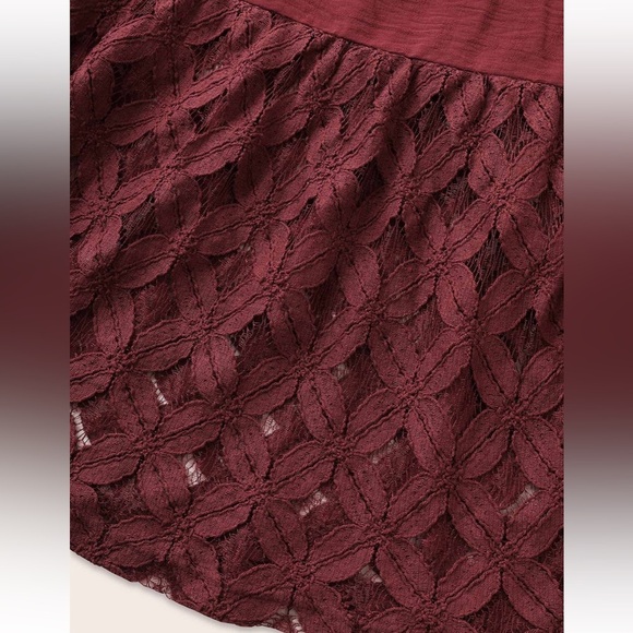 BloomChic Plus Size 2XL Crochet Lace Mesh Button Detail Drawstring Dress us18-20 - Picture 4 of 6